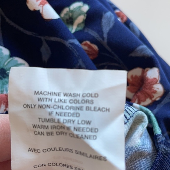 Motherhood Navy Floral Maternity Dress size Medium - Picture 8 of 12